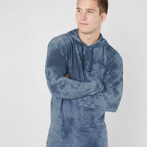 VISSLA Calipher Blue Tie-Dye Pullover Hoodie Men’s Size Medium